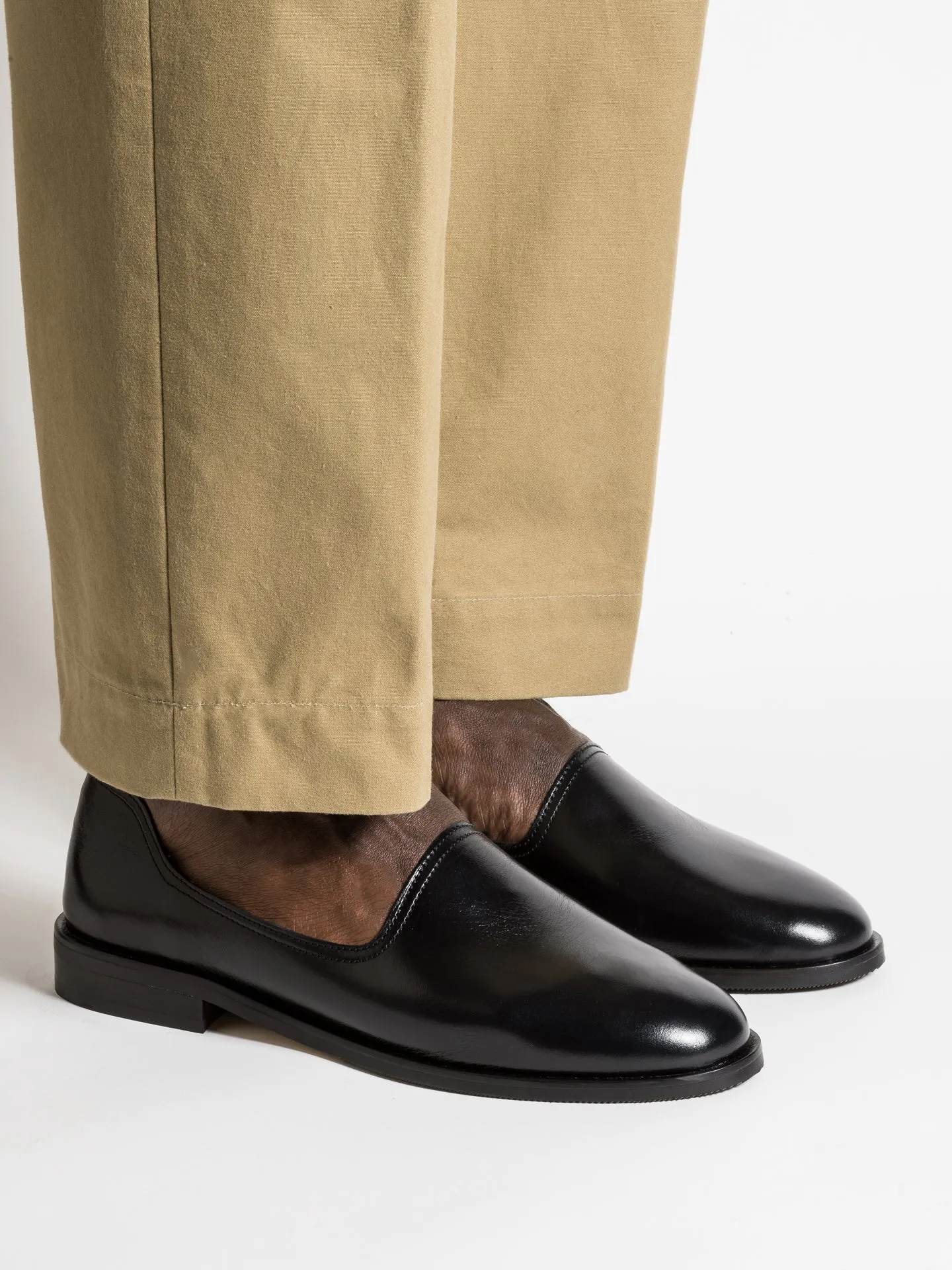 Elastic Goring Clear Guard SLIM BLACK LEATHER