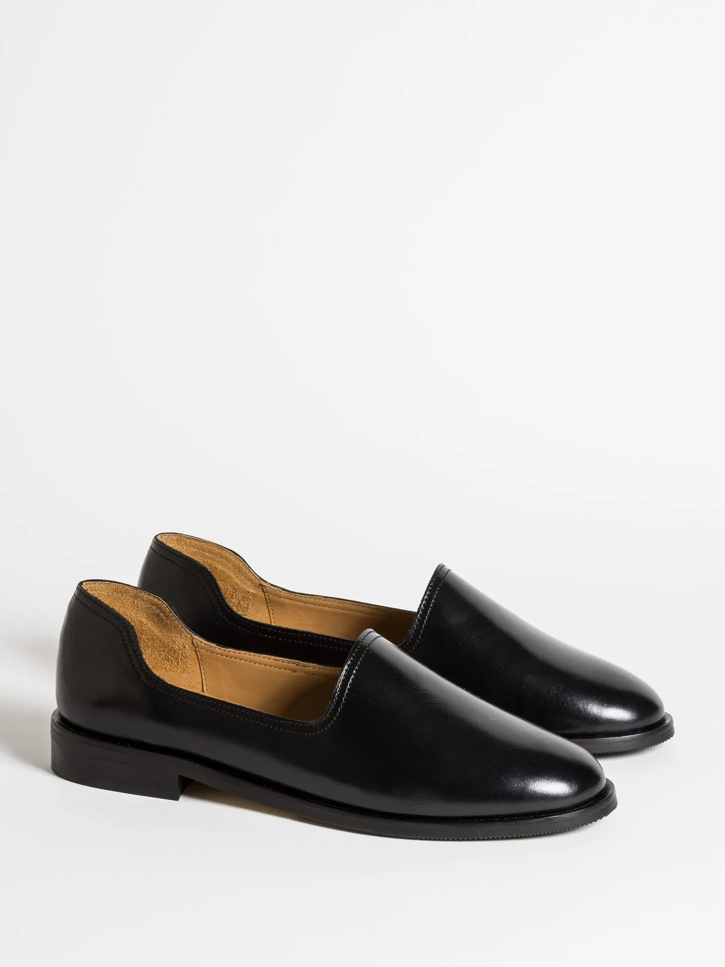 Casual chic SLIM BLACK LEATHER