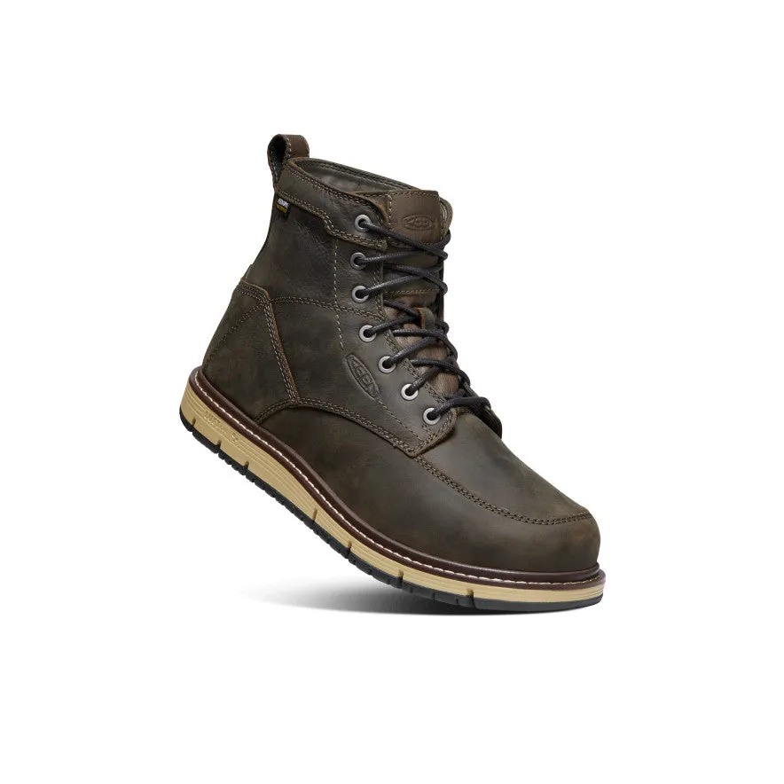 Men's San Jose 6" Waterproof Boot (Soft Toe)  |  Cascade Brown Ultra Comfort Sleek Style