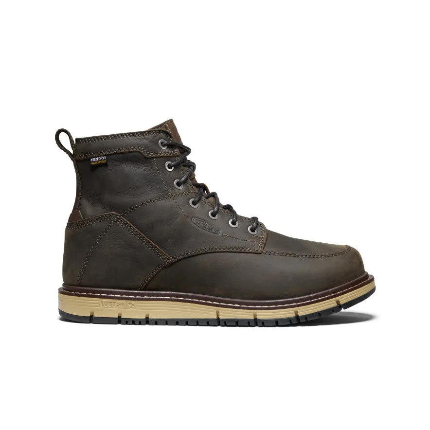 Clean Silhouette Rugged Terrain Men's San Jose 6" Waterproof Boot (Soft Toe)  |  Cascade Brown