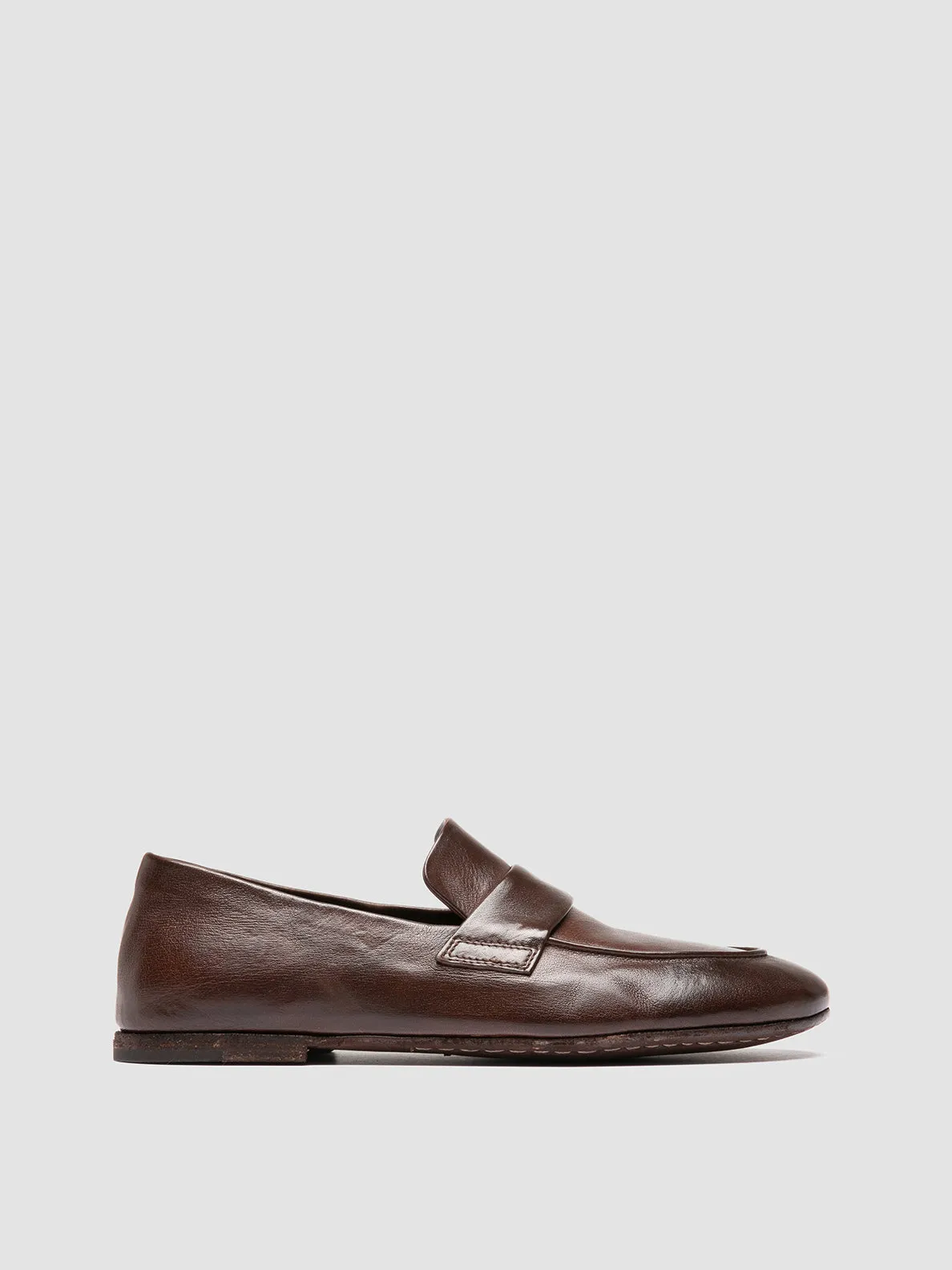 Functional Shoes BLAIR DD 001 - Brown Leather Penny Loafers