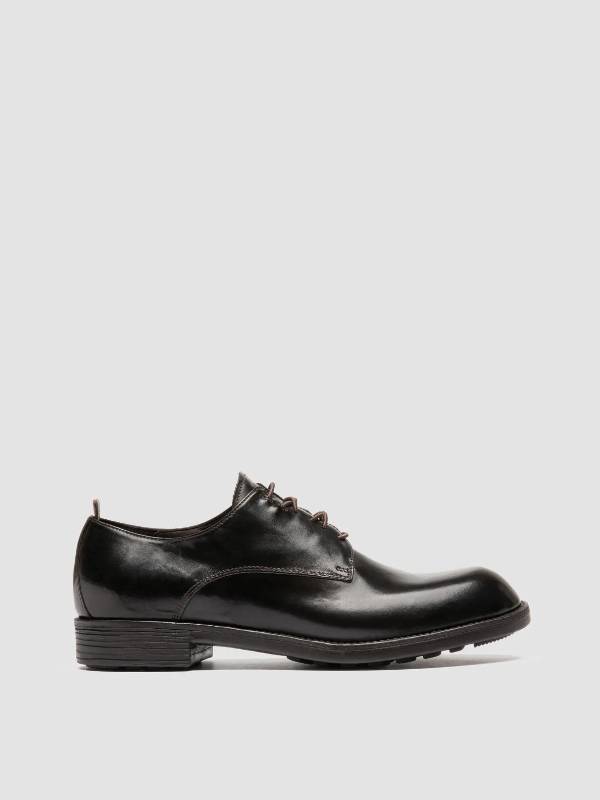 Lightweight Sole DIARY 009 - Brown Leather Derby Shoes