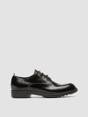 Effortless Step Quiet Style DIARY 009 - Brown Leather Derby Shoes