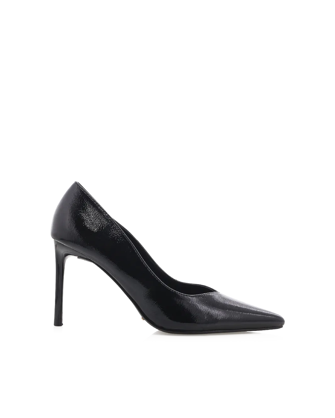 Removable insole FABIOLA - BLACK CRINKLE PATENT