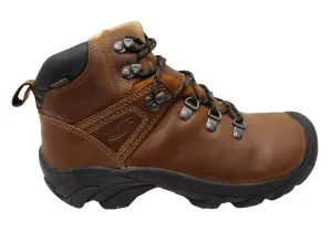 Reinforced toe Keen Pyrenees Mens Comfortable Wide Fit Leather Lace Up Boots