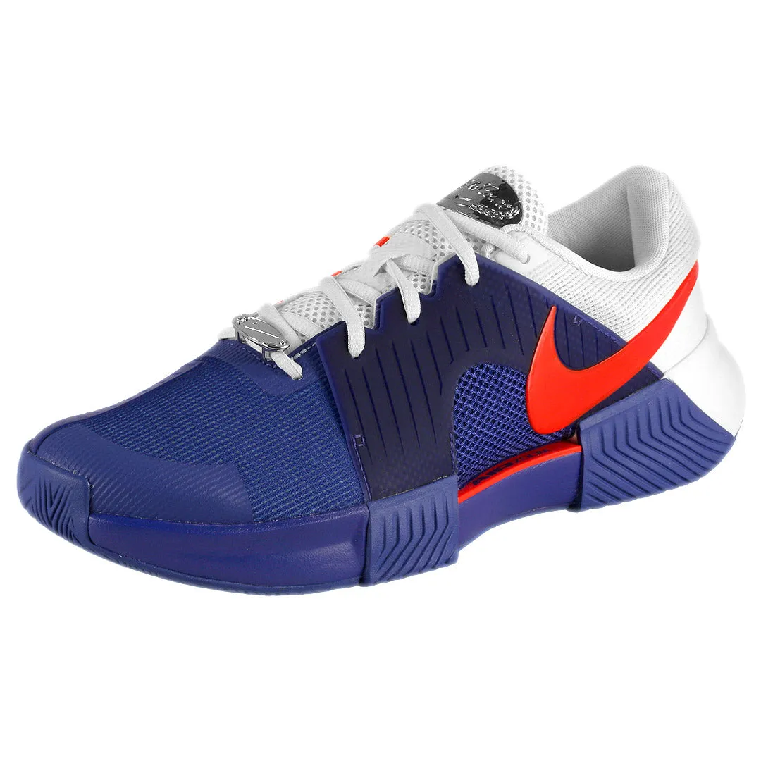 Foot Fit Nike Men's Air Zoom GP Challenge 1 - Premium - Deep Night/Light Crimson