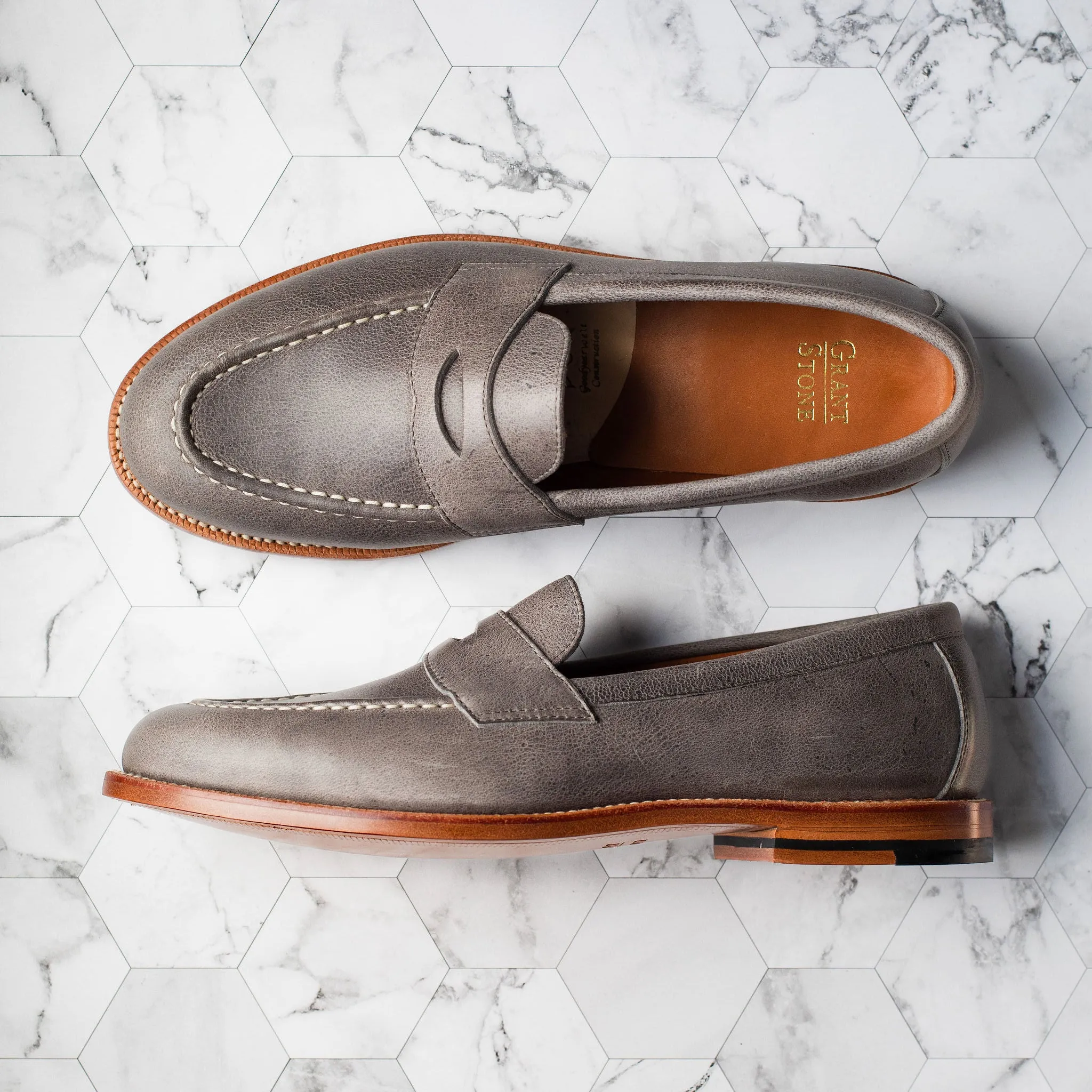 Market Pace Stylish Walking Shoes Traveler Penny Storm Kudu