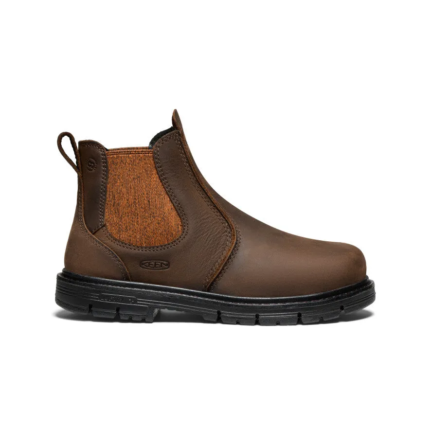 Women's San Jose Chelsea 90?? Heel Boot (Aluminum Toe)  |  Cascade Brown/Black slip-resistant Weekend Fit