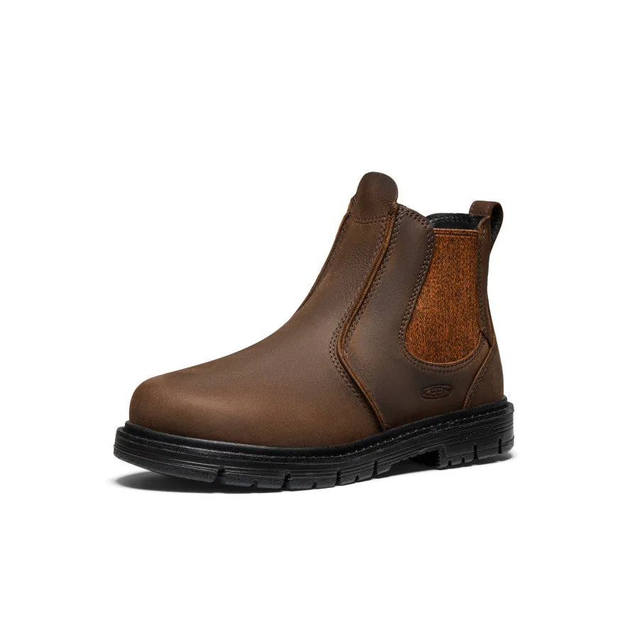 High Traction Urban Trail Women's San Jose Chelsea 90?? Heel Boot (Aluminum Toe)  |  Cascade Brown/Black