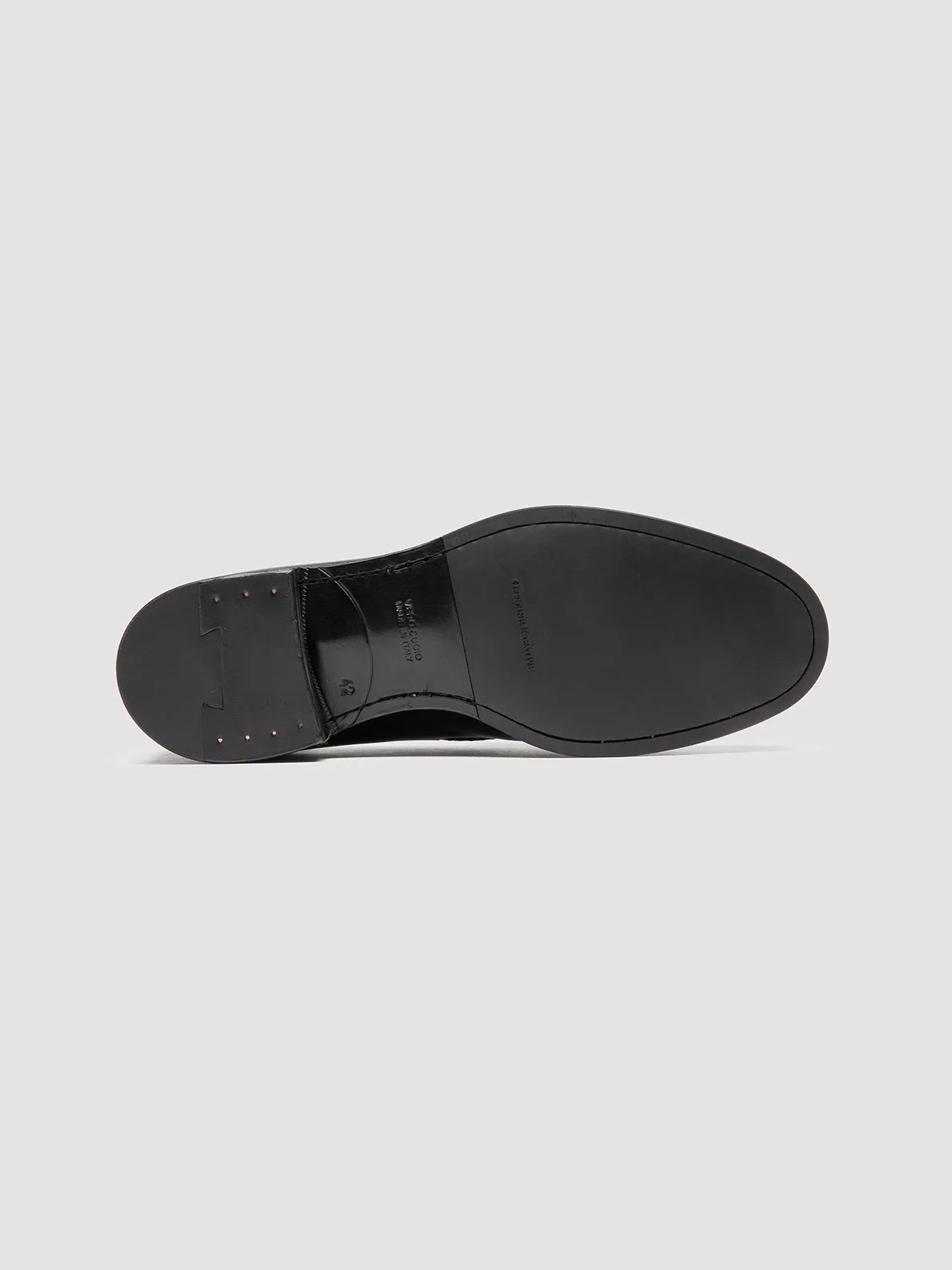 IVIES 002 - Black Leather Tassel Loafers Non-Slip Sole Timeless Support