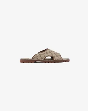 Gucci Men??s GG Supreme Sandal Look Ready