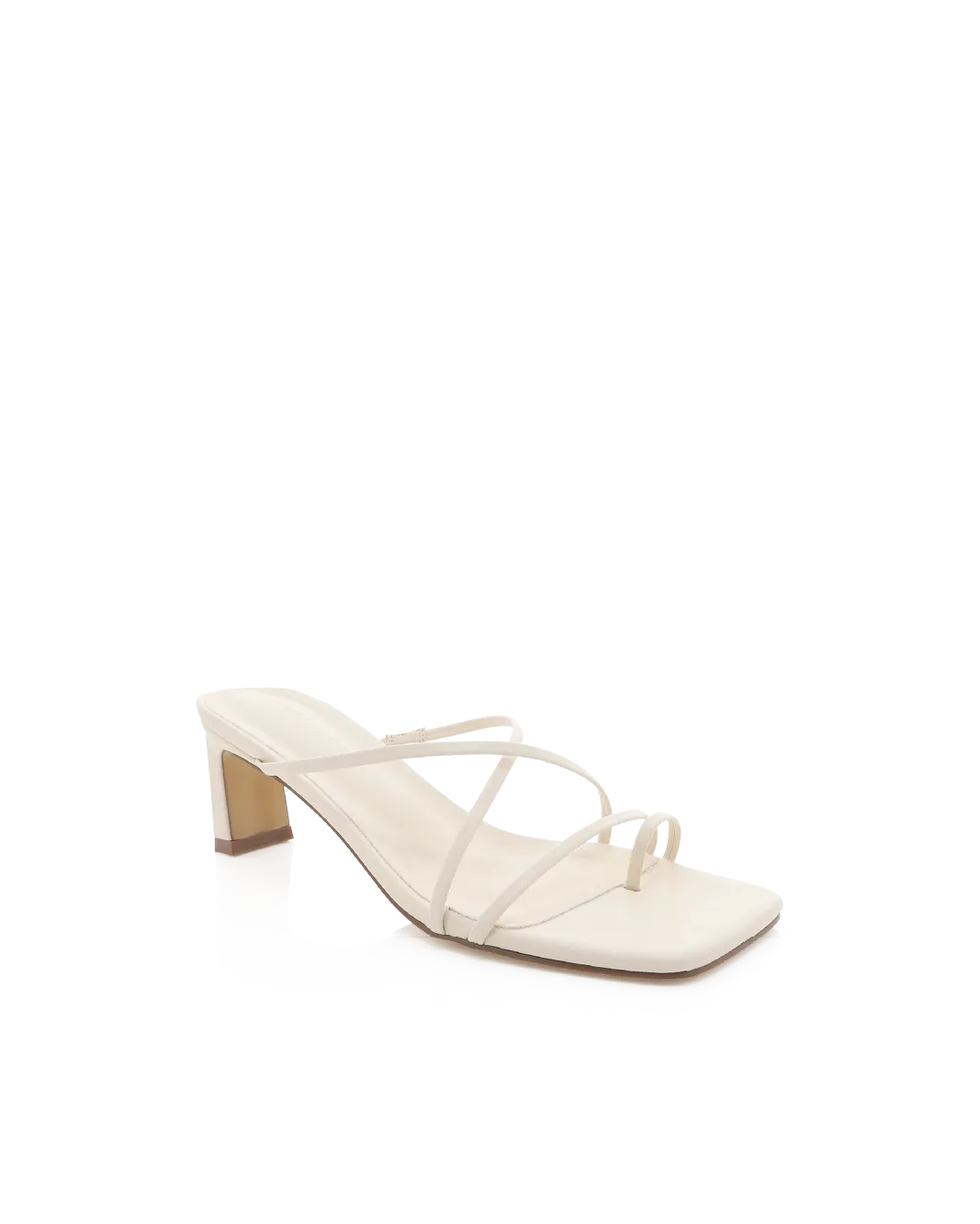 Velvet Wedding Heels Shock absorption MELIE - BONE