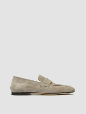 BLAIR 001 - Taupe Suede Loafers Steady Pace Cushioned Insole