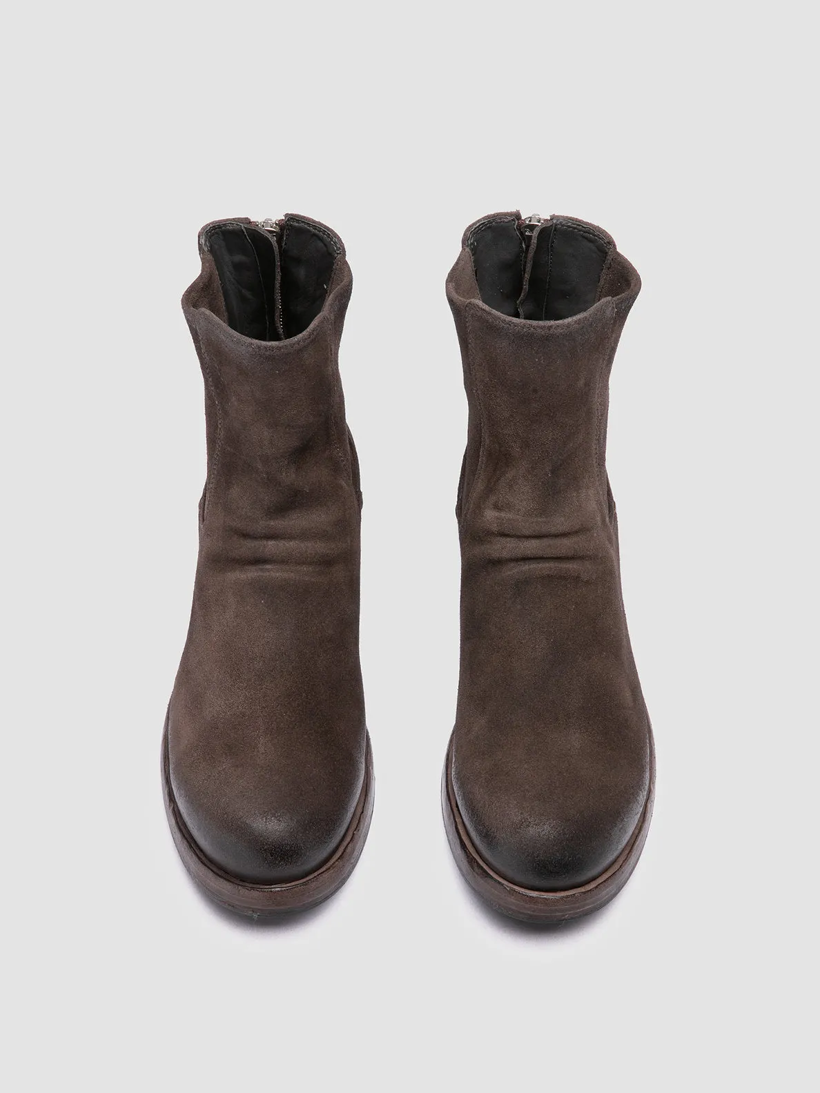 BULLA DD 304 - Taupe Suede Zipped Boots Play Step French Ease
