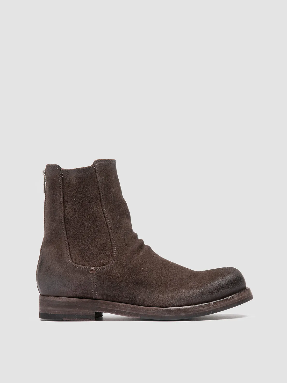 BULLA DD 304 - Taupe Suede Zipped Boots Smart Style