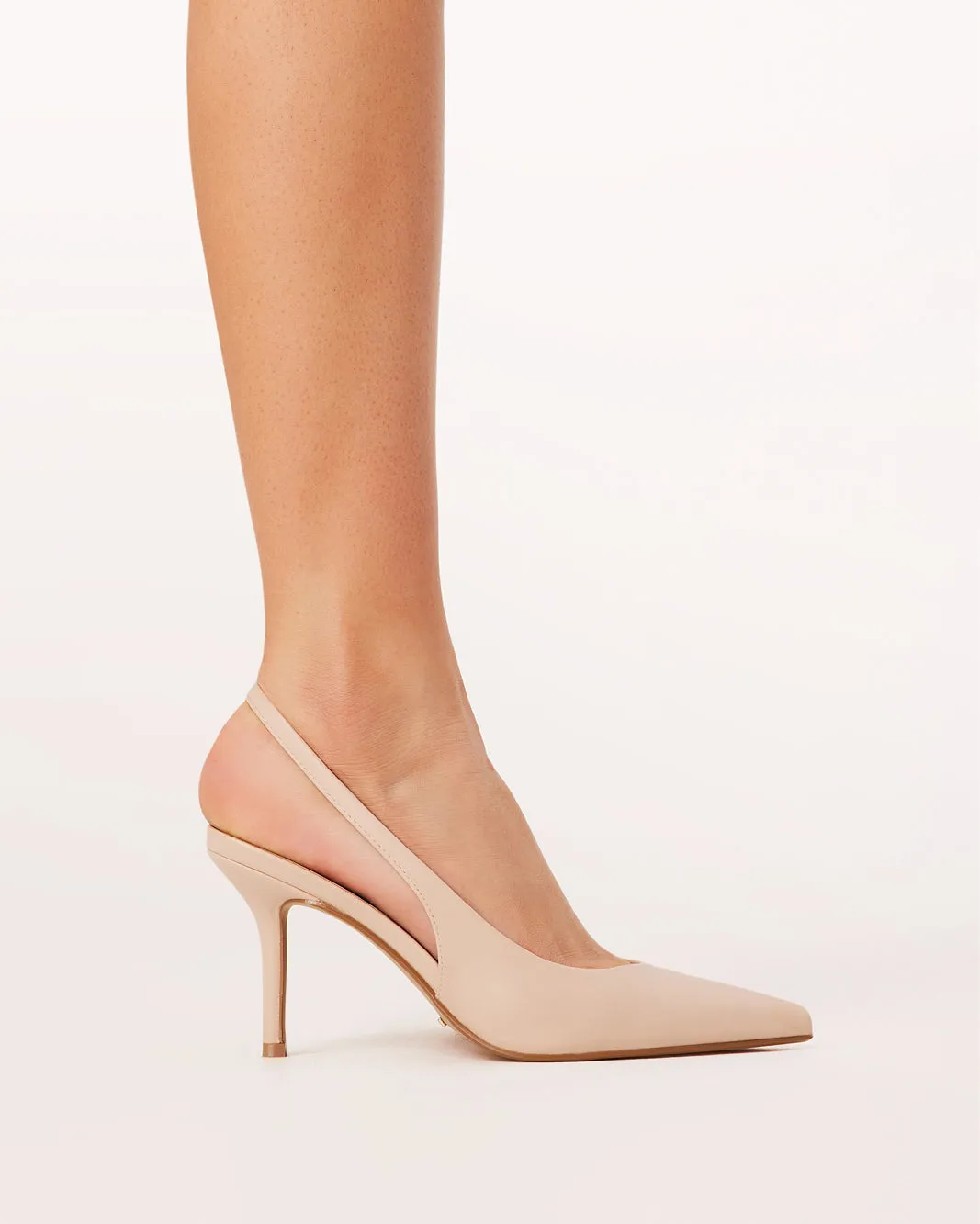 BLONDIE - NUDE Low Top Luxe Boots with Heels