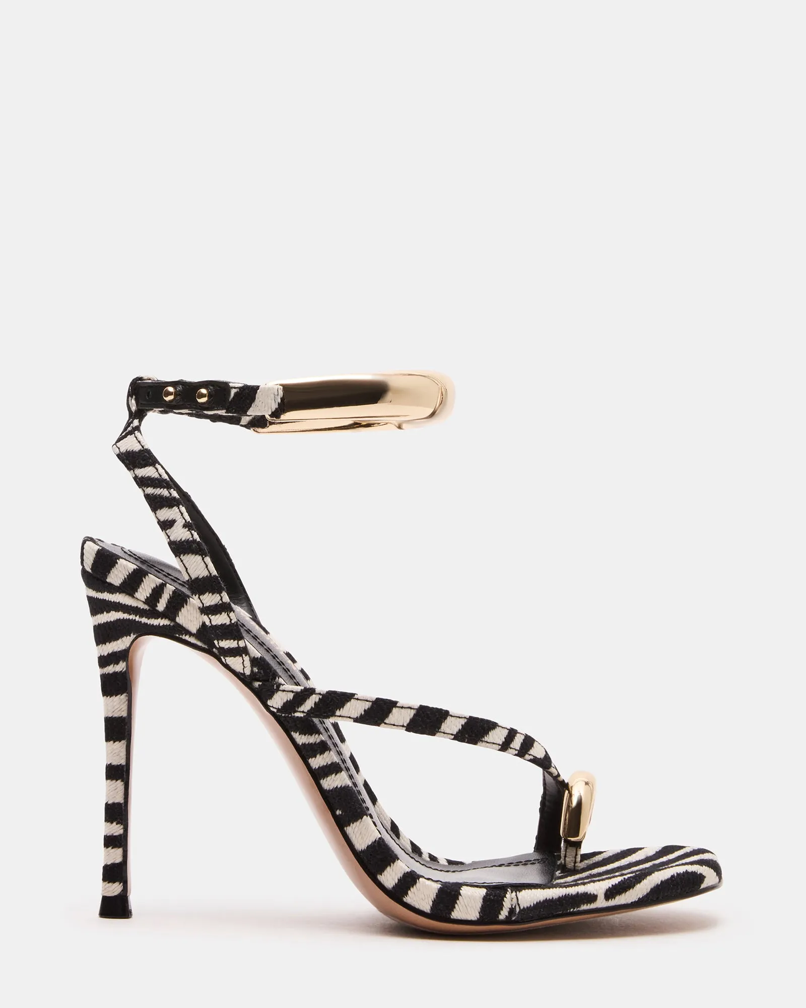 TIA ZEBRA High Top Style Teddy Heel Boots