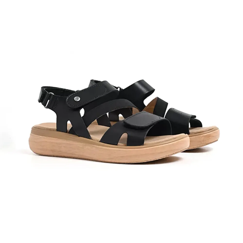Athletic Fit Metallic Trim Amara Sandals