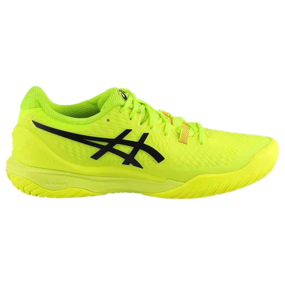 Full Flexibility Asics Women's Gel-Resolution 9 - Paris - Safety Yellow/Black