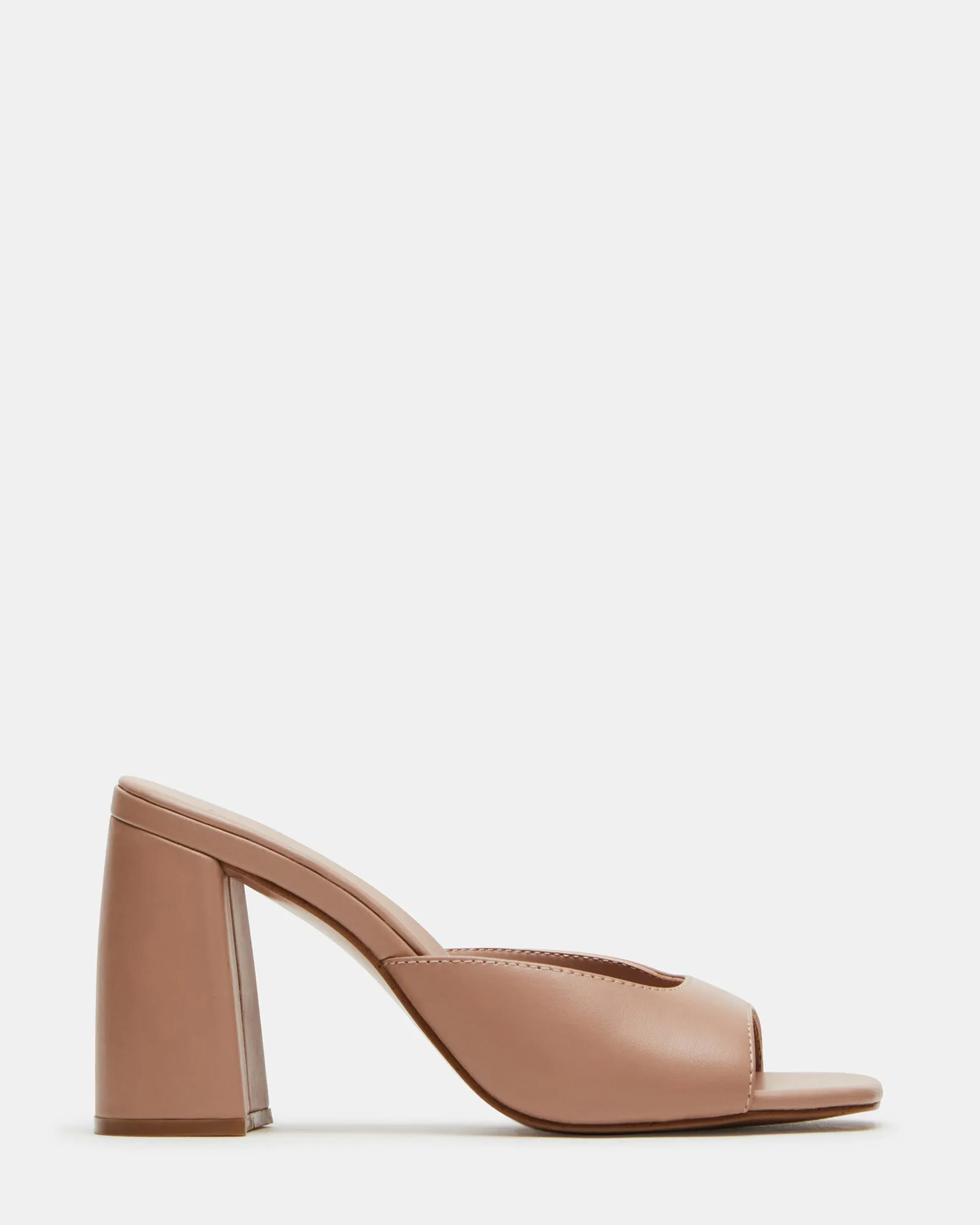 Clear Sandals for Weddings Luxe Heeled Sandals MANIA BLUSH LEATHER