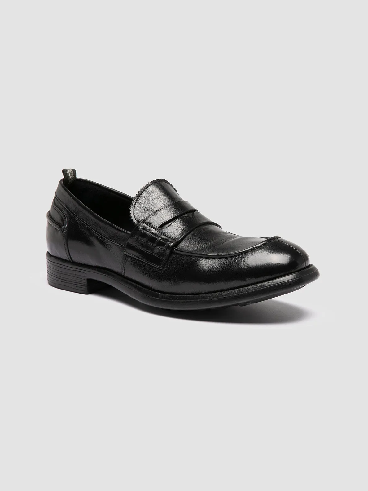 Everyday Appeal Shock Absorbing CHRONICLE 056 - Black Leather Penny Loafers
