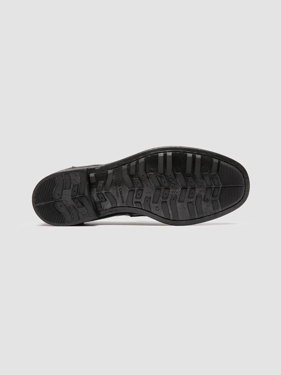 All-around cushioning Fitness Footwear CHRONICLE 056 - Black Leather Penny Loafers