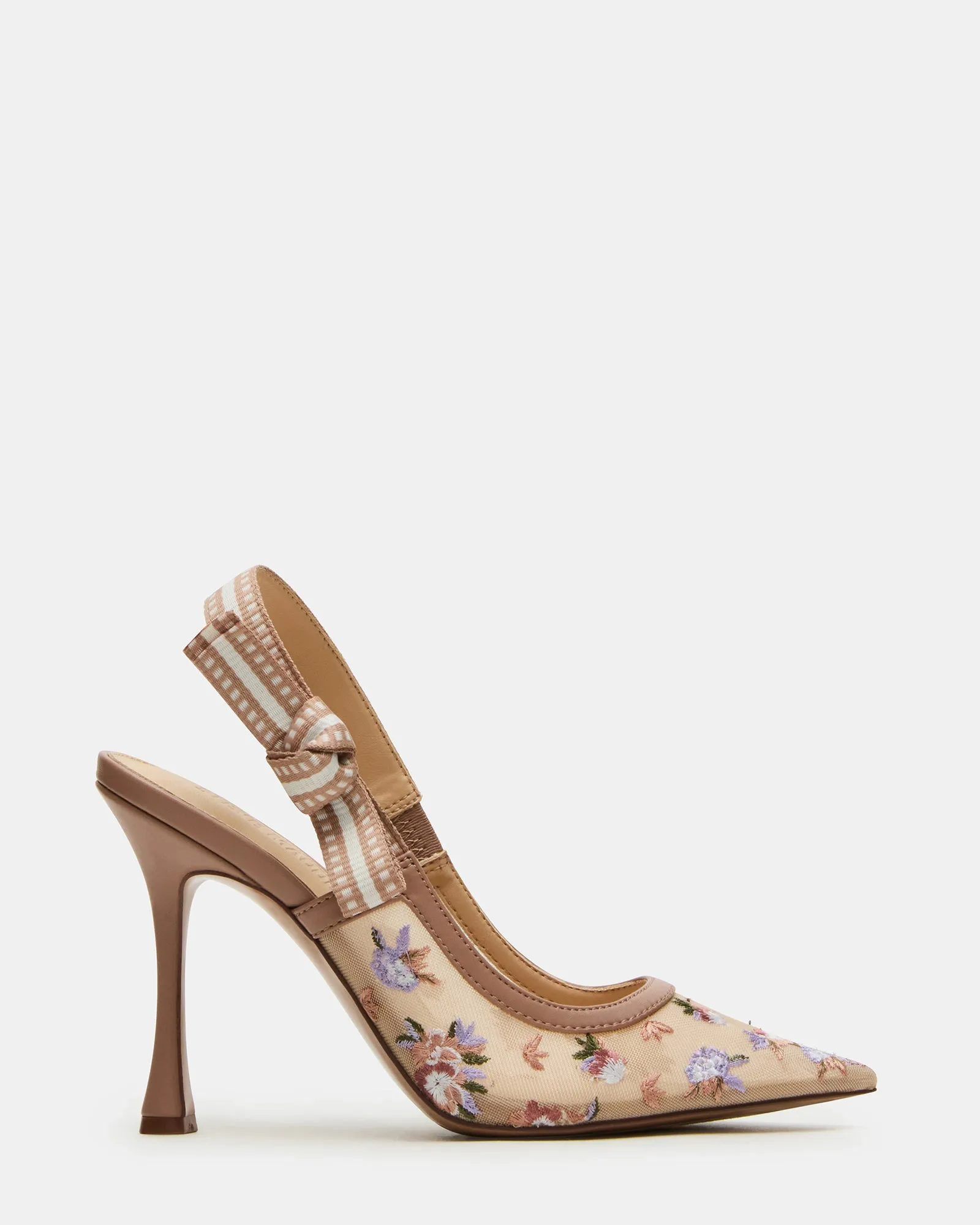 Sleek Leather Pumps BRI FLORAL