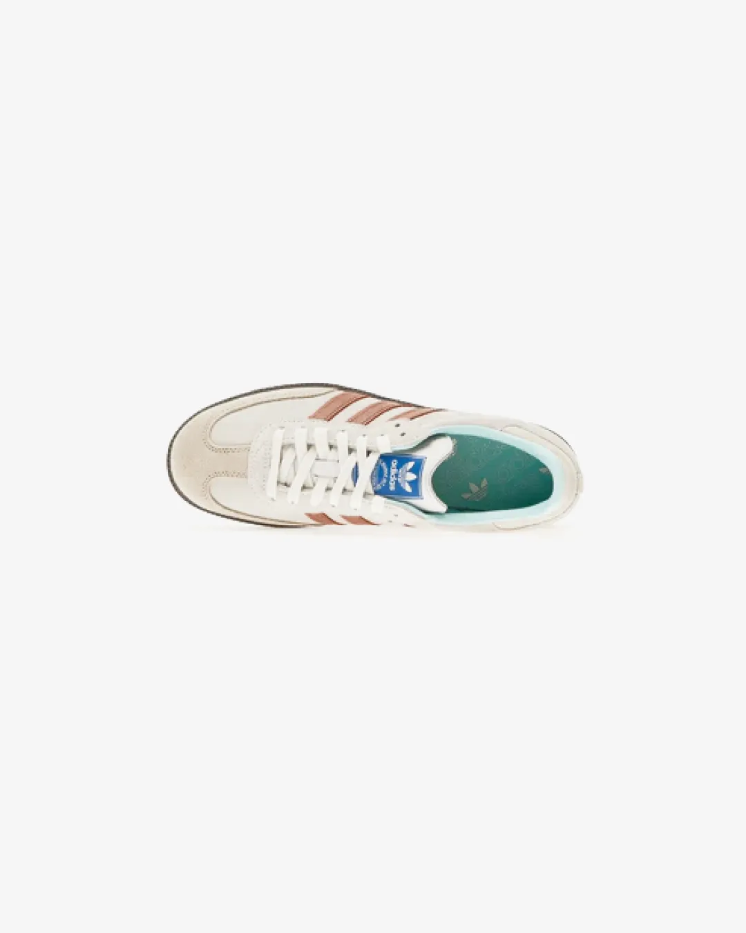 High Top Adidas OG Samba Crystal White/ Clay Strata/ Gum Sneakers