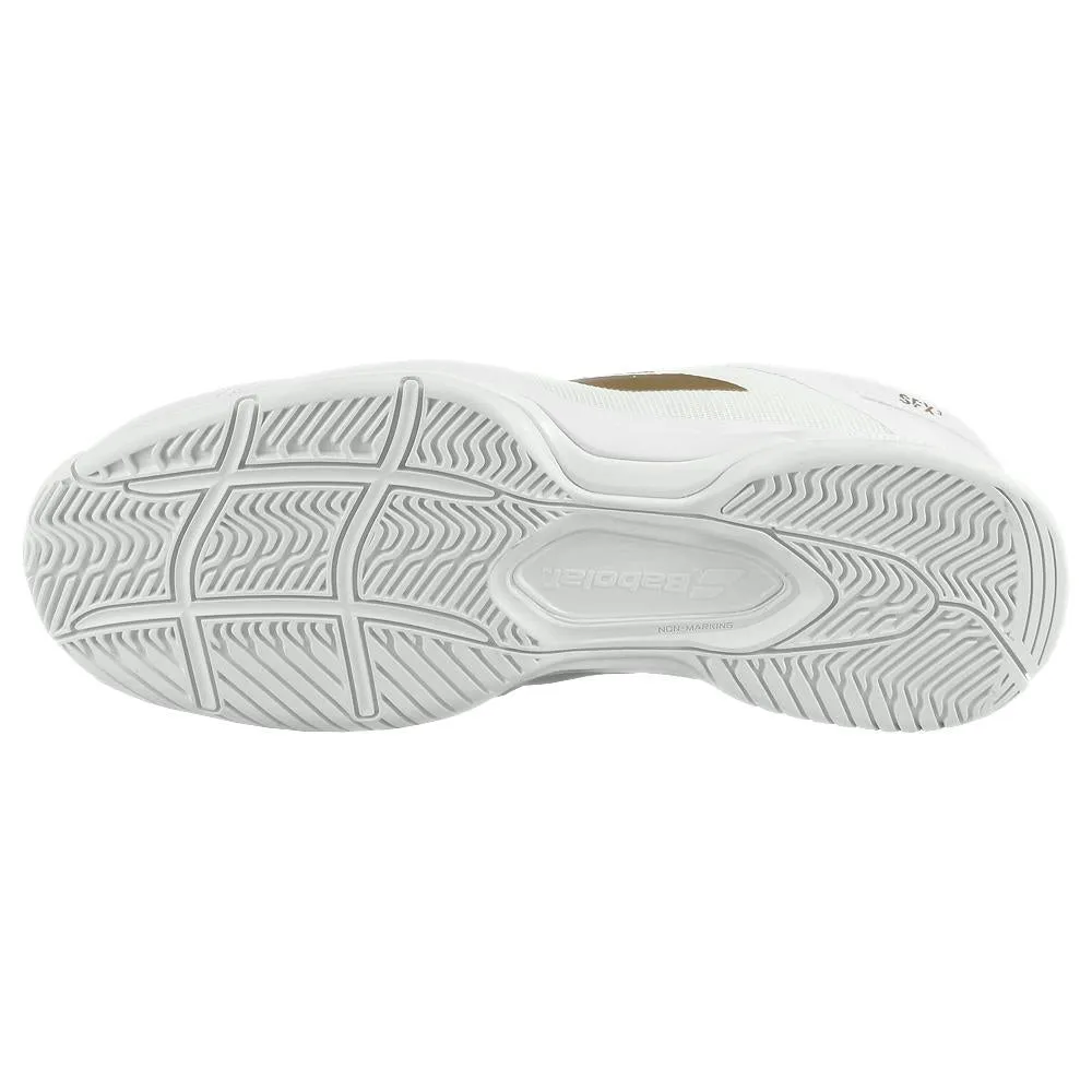 Babolat Women's SFX 3 - AC - Wimbledon - White/Gold Regular Style