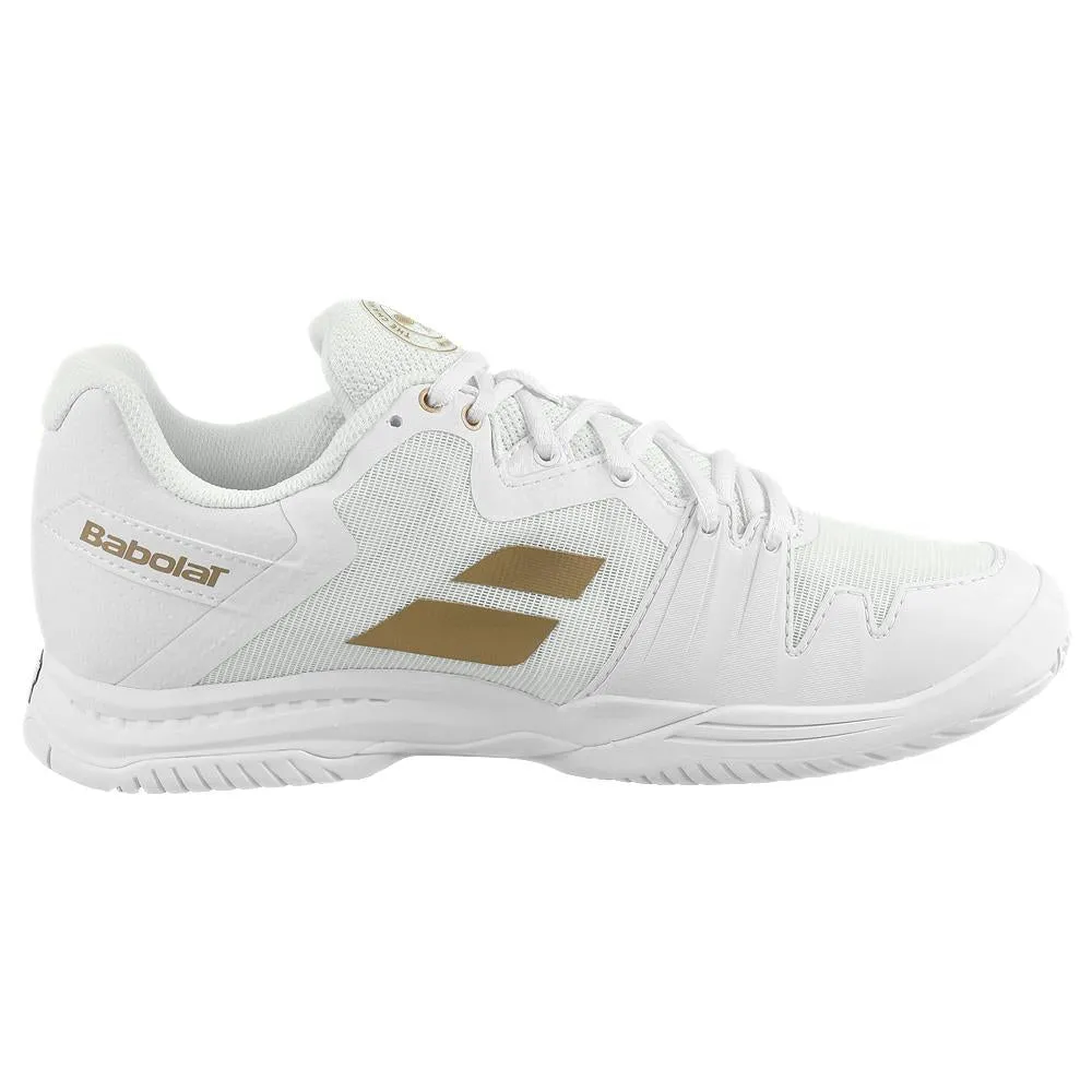 Timeless traction Babolat Women's SFX 3 - AC - Wimbledon - White/Gold
