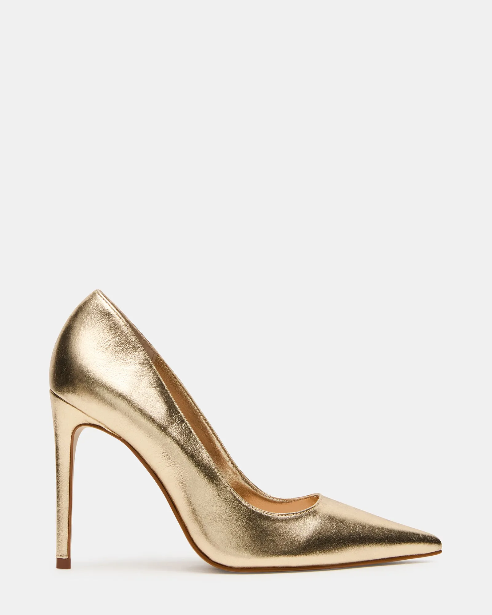 Party Heels for Women Comfort Cushion NOIR GOLD LEATHER
