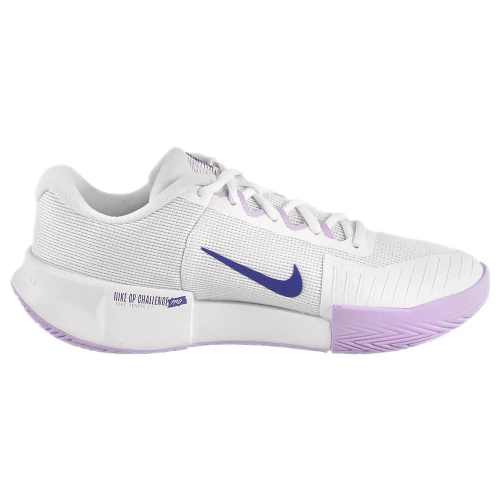 Nike Women's Air Zoom GP Challenge Pro - White/Amethyst Tint Shock Absorbing Travel Comfort