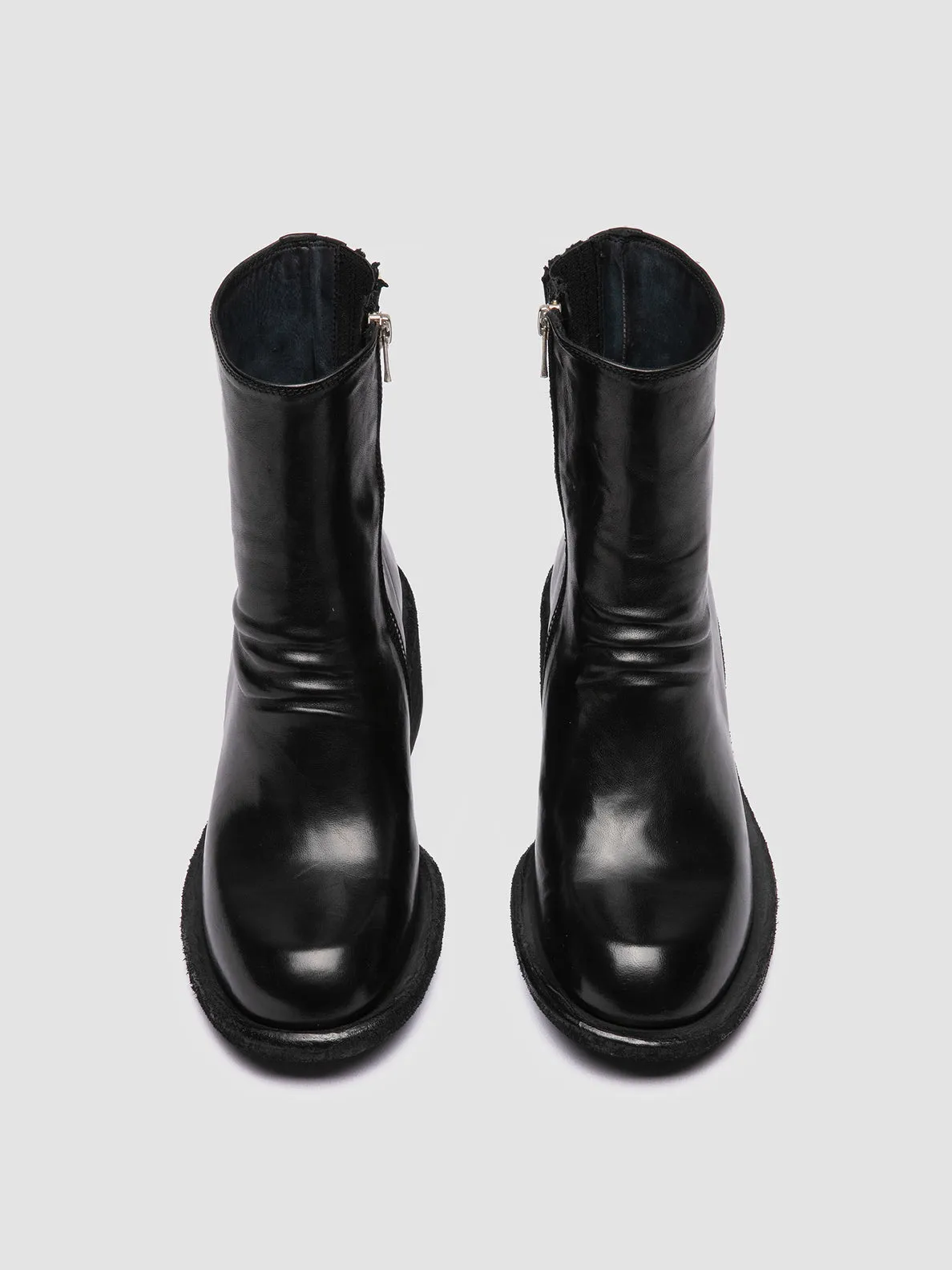 Comfort Tech WILDS 004 - Black Leather Zipped Boots