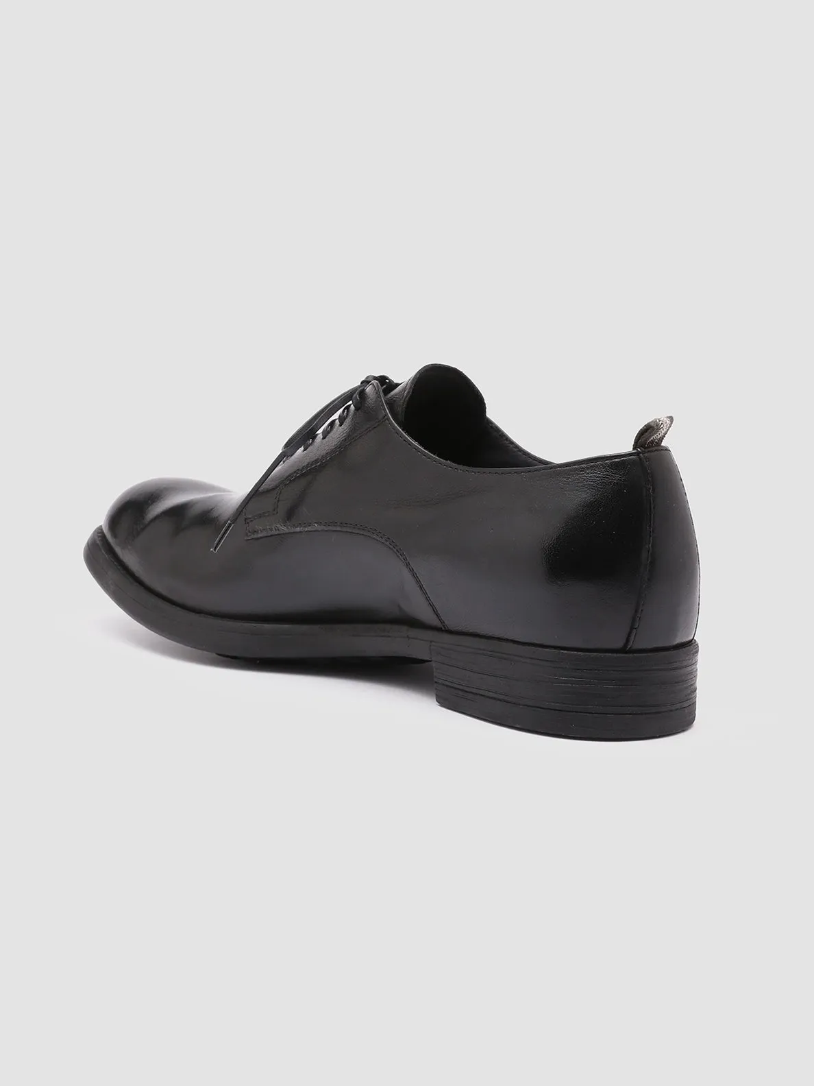 CHRONICLE 001 - Black Leather Derby Shoes Speedy Walk Energy Vibe