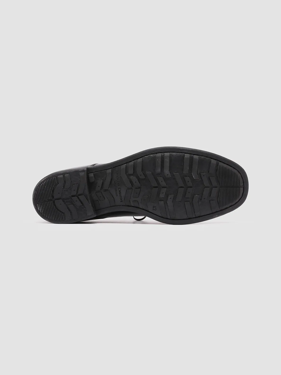 Classic Formal Edge CHRONICLE 001 - Black Leather Derby Shoes