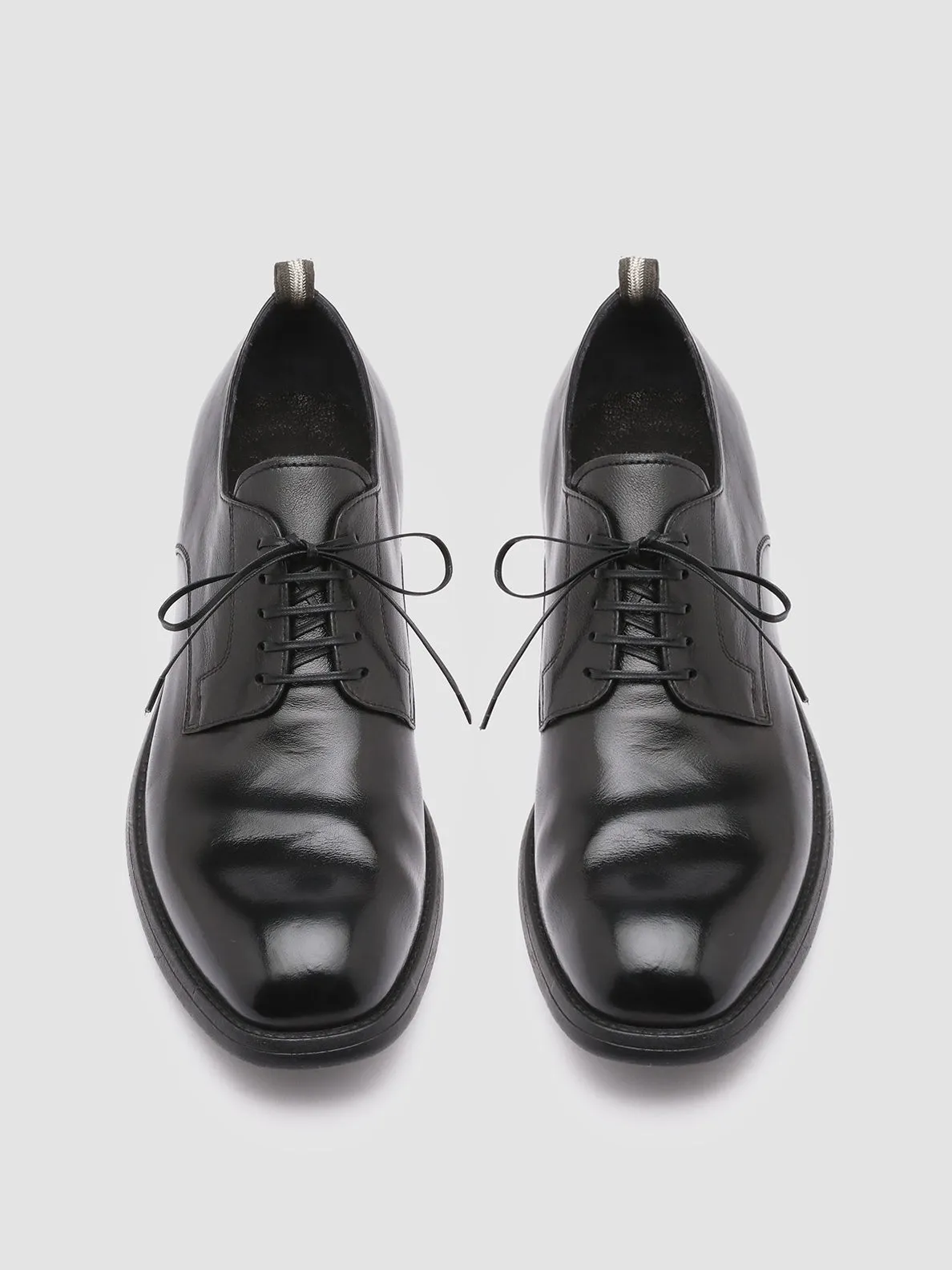 CHRONICLE 001 - Black Leather Derby Shoes Agile Fit