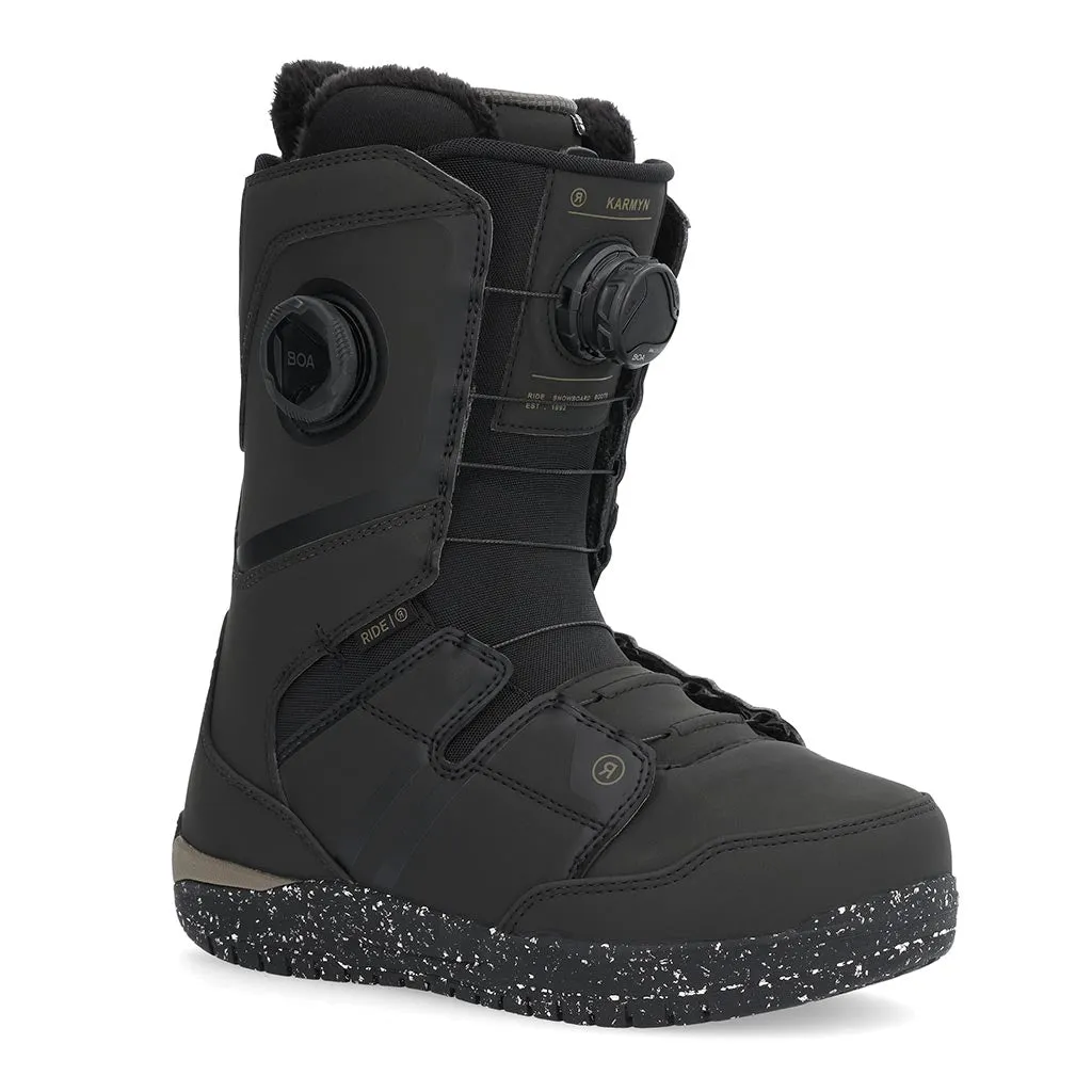 Outdoor Winter Trekking Cozy Coverage Ride 2025 Womens Karmyn Zonal Boa Boots - Black