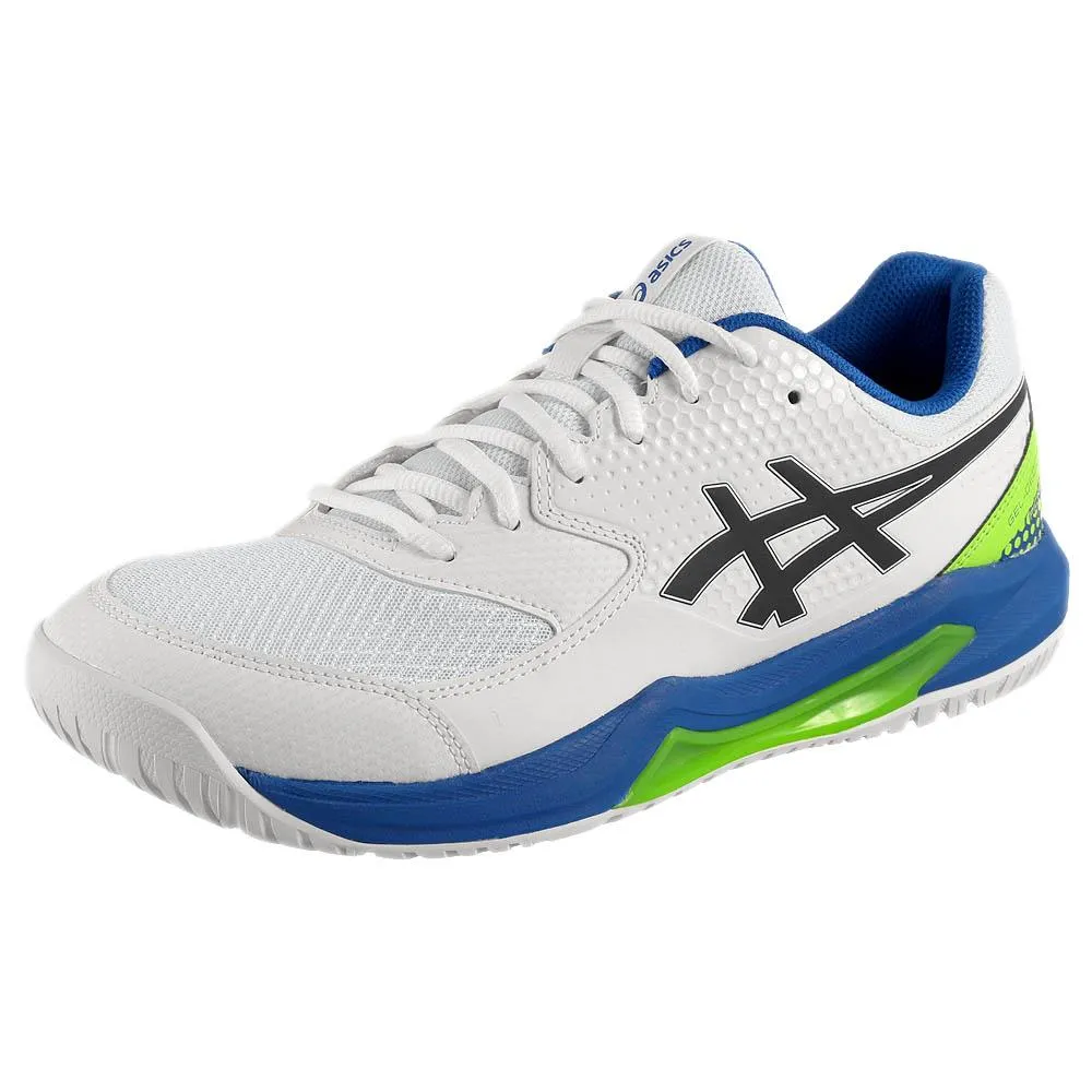 Max Grip Active Run Asics Men's Gel-Dedicate 8 - Pickleball - White/Black