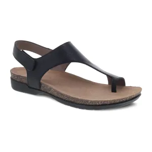Clean Aesthetic Reece T-Strap Slingback Sandal - Black