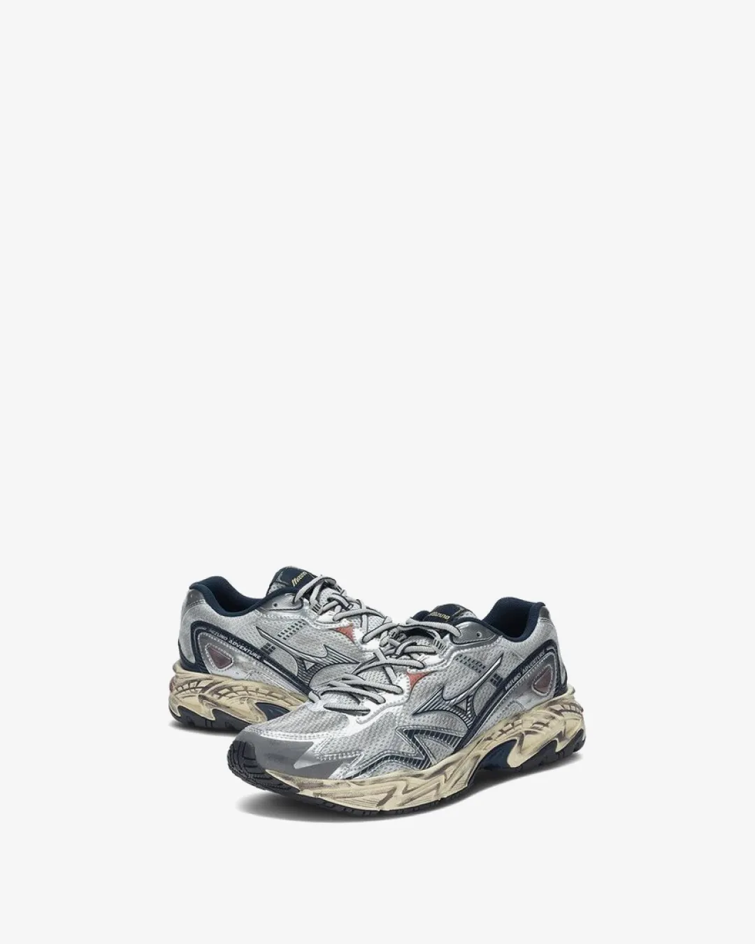 Mizuno Adventure 'Grey White' Sneakers easy - to - clean - maintenance shoes summer - appropriate