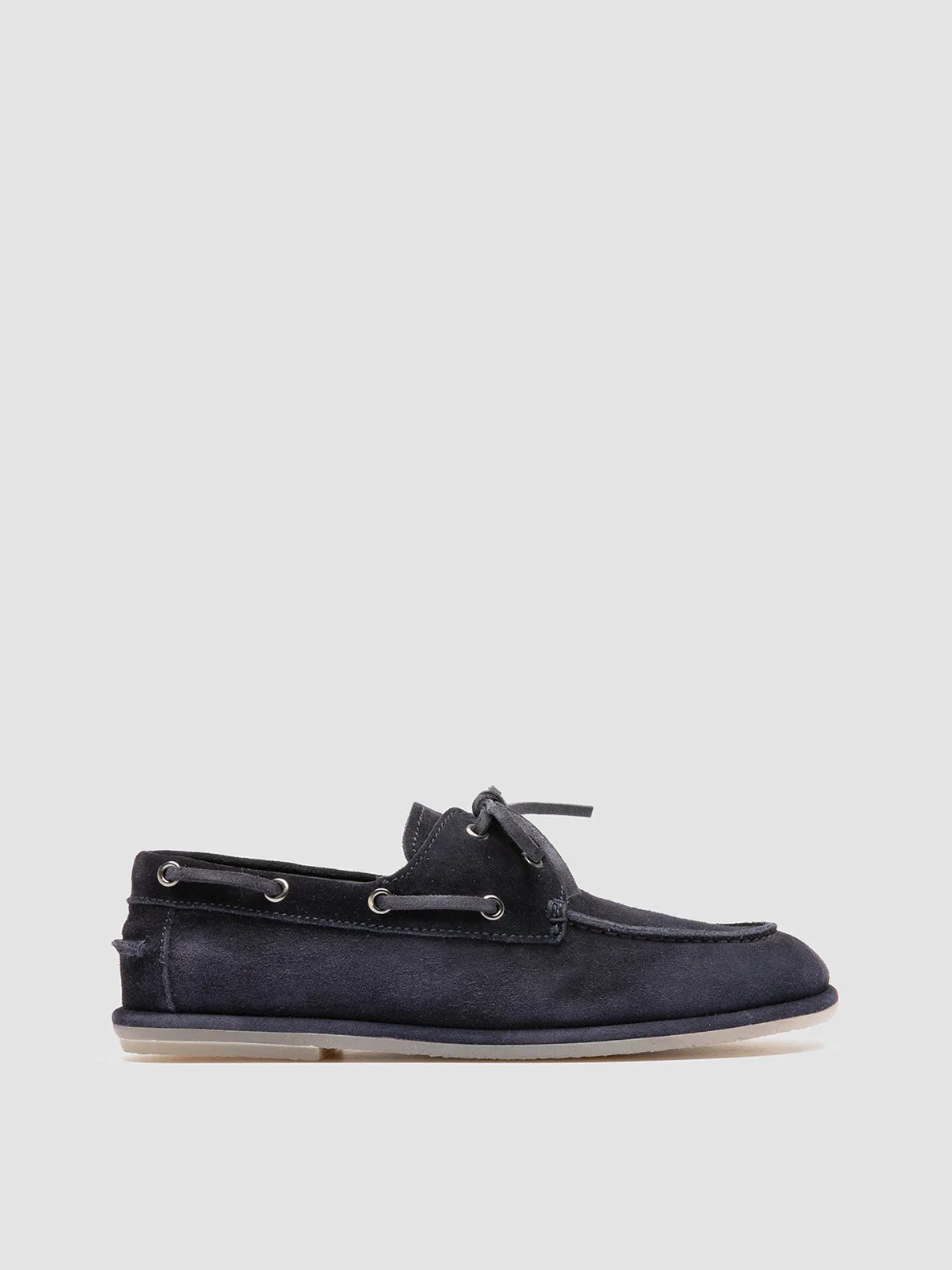 work commute LOVE 101 - Blue Suede Boat Shoes