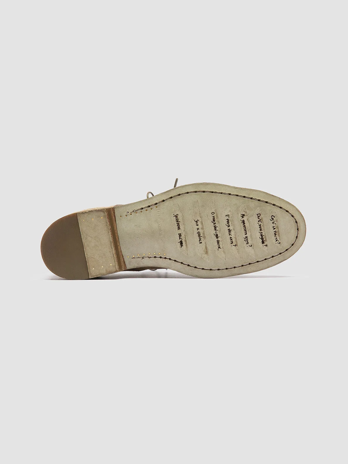 SOUND 002 - Taupe Suede Derby Shoes High-performance