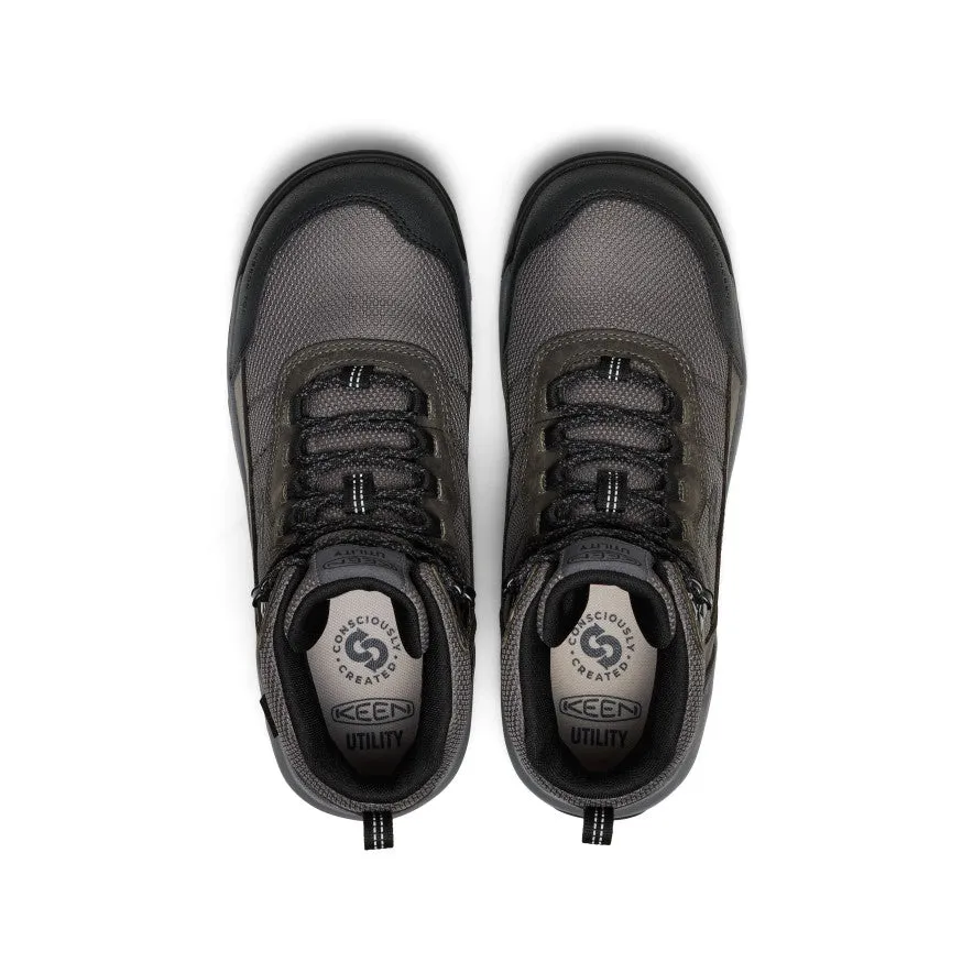 Easy Maintenance Men's Skokie Waterproof Work Boot (Carbon Toe)  |  Magnet/Black