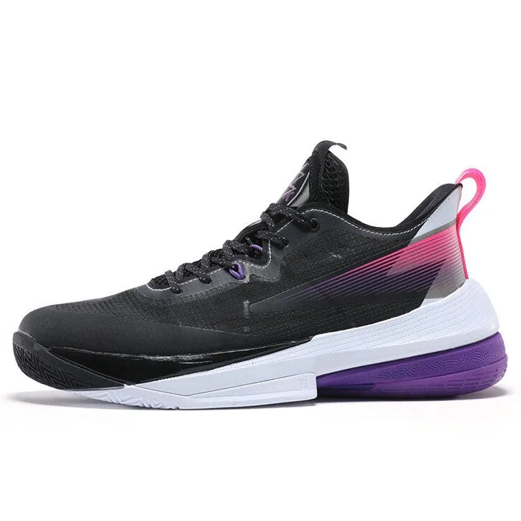 Beach Ready Fit Quick Walk PEAK  LIGHTNING Basketball Shoes Men Sneakers TAICHI series Purple