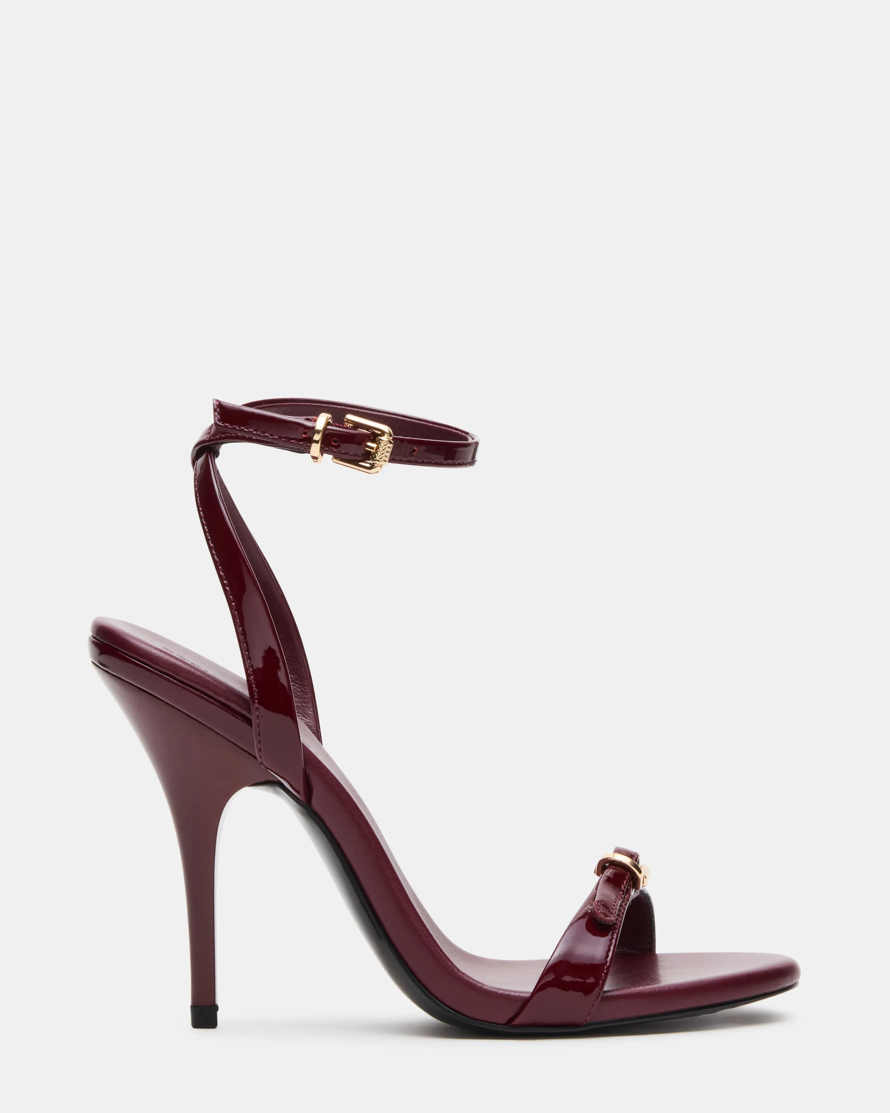 Romantic Heels Red High Heels for Weddings FOXX BURGUNDY PATENT