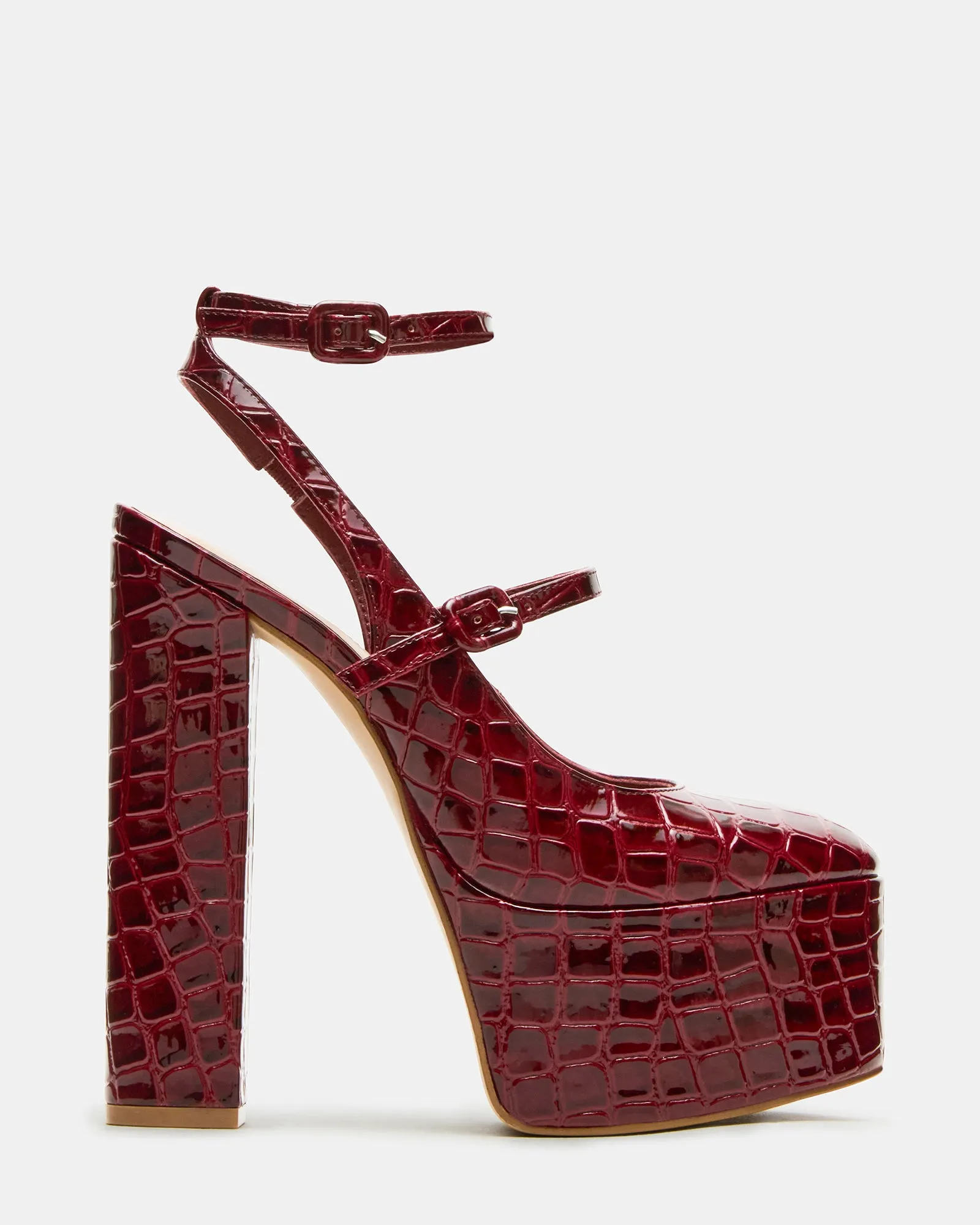 SCOTLYN RED CROCODILE Soft Insole Romantic Wedding Shoes