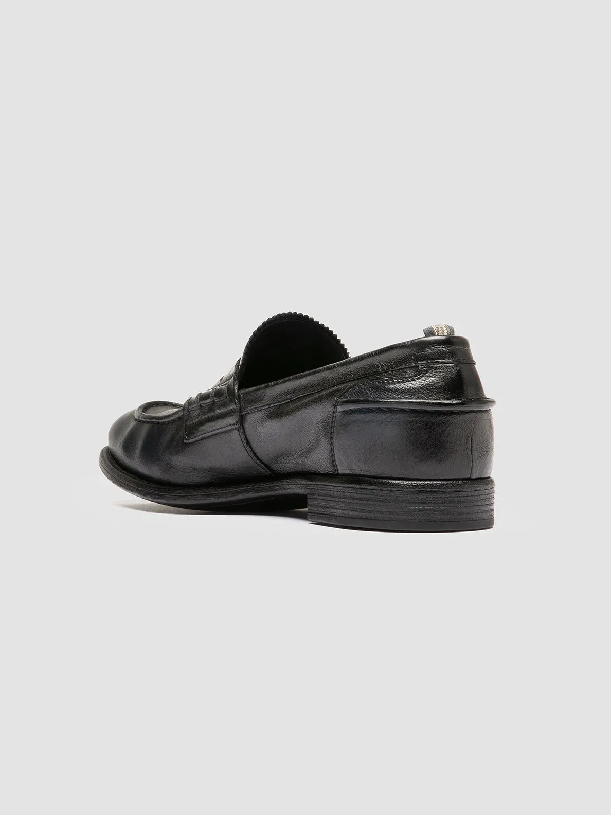 CHRONICLE 144 - Navy Leather Penny Loafers Fast Wear Road Fit