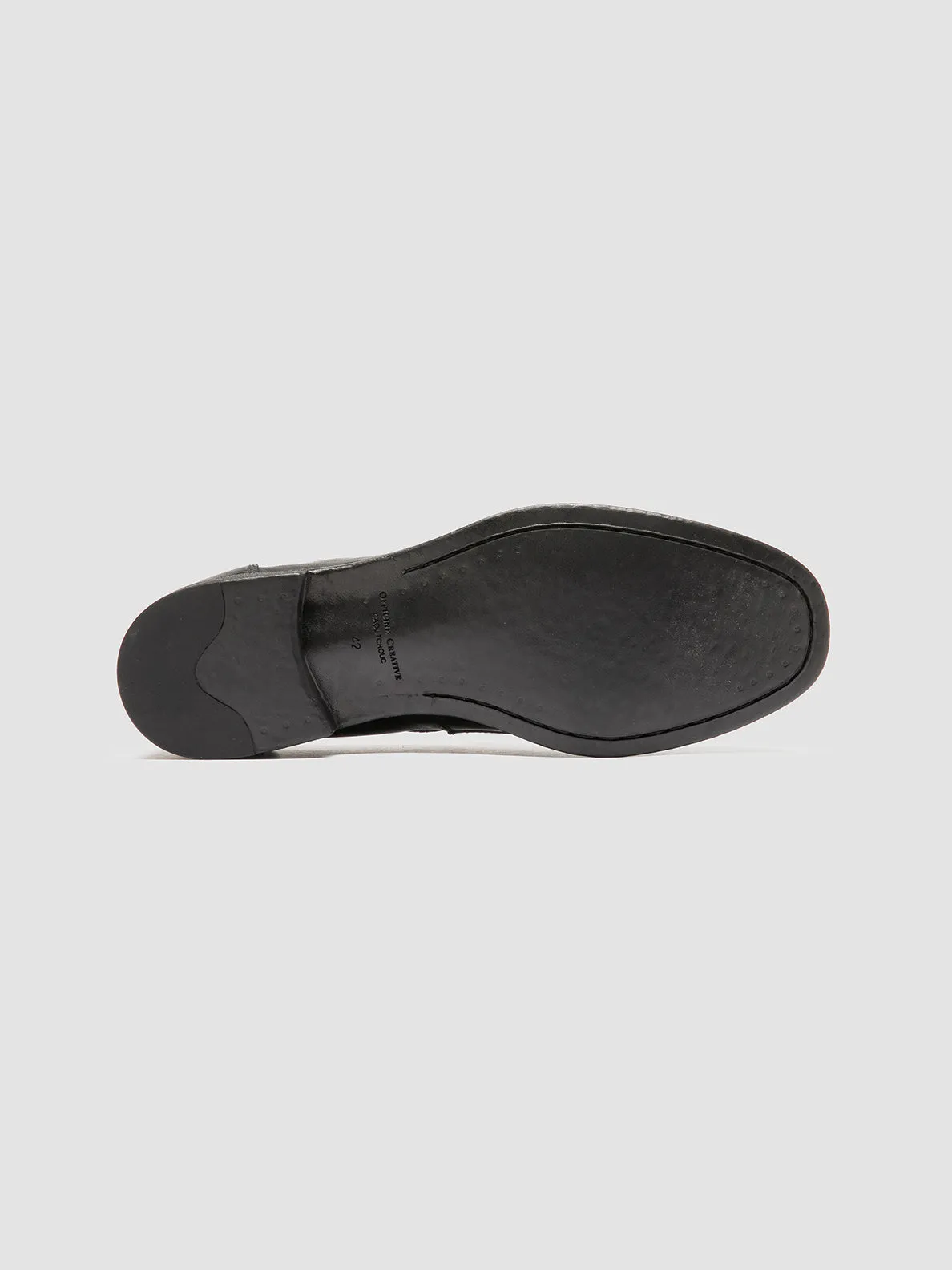 CHRONICLE 144 - Navy Leather Penny Loafers Easy Flex