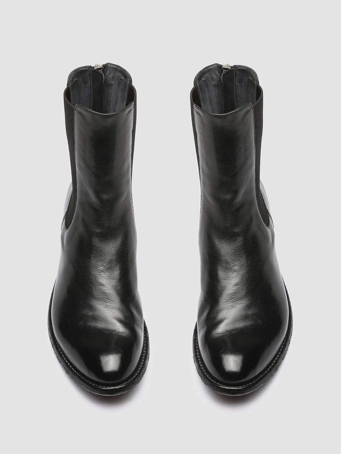 Trendy Wear Storm Walk LEXIKON 073 - Black Leather Chelsea Boots