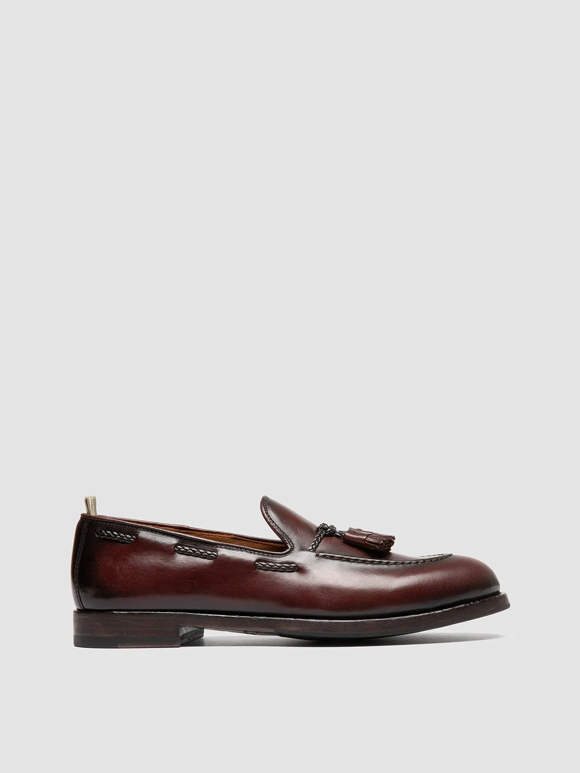 Sport Fit Padded shock absorption IVIES 002 - Brown Leather Tassel Loafers
